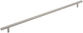 Amerock Bar Pulls 18-7/8 Inch (480mm) Center-to-Center Satin Nickel Cabinet Pull