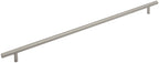 Amerock Bar Pulls 18-7/8 Inch (480mm) Center-to-Center Satin Nickel Cabinet Pull