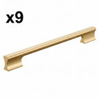 9 x Status 8-13/16 in. (224mm) Center-to-Center Champagne Bronze Bar Cabinet Pull