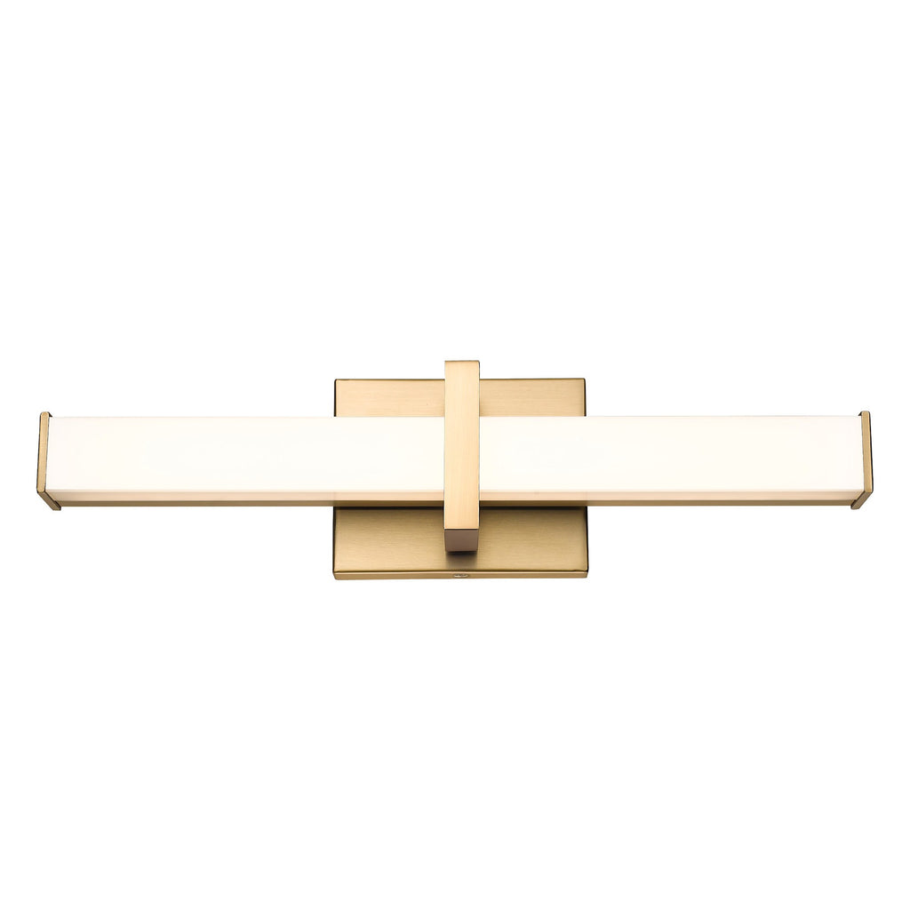 Golden Lighting 5623-B19 BCB-OP Elon Vanity Wall Light in Brushed Champagne Brass