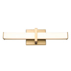 Golden Lighting 5623-B19 BCB-OP Elon Vanity Wall Light in Brushed Champagne Brass
