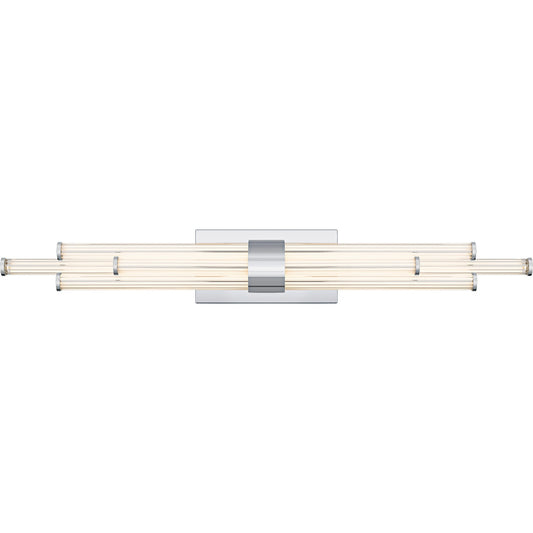 Polished Chrome LED Bathroom Vanity Light Light from the Talbott Collection