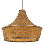 Quoizel Solebay 22 Inch Large Pendant Solebay - QP6770BGD - Coastal Glam