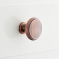 Signature Hardware 945983-114 Nantes 1-1/4 Inch Diameter Round Cabinet Knob Antique Copper - *Tools Hardware & Misc