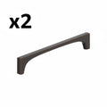 2 x Amerock BP37426 Merced 7-9/16 Inch Center to Center Bar Cabinet Pull Oil Rubbed Bronze