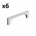 6 x Amerock Merced 5-1/16 Inch (128mm) Center-to-Center Polished Chrome