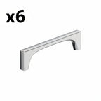 6 x Amerock Merced 5-1/16 Inch (128mm) Center-to-Center Polished Chrome