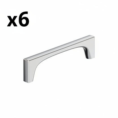 6 x Amerock Merced 5-1/16 Inch (128mm) Center-to-Center Polished Chrome