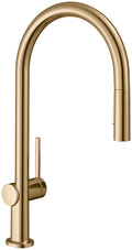 hansgrohe Talis N Kitchen Faucet, Magnetic Docking Spray Head, Brushed Bronze 72800141