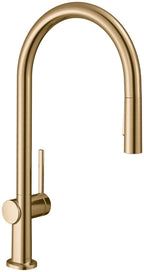 hansgrohe Talis N Kitchen Faucet, Magnetic Docking Spray Head, Brushed Bronze 72800141