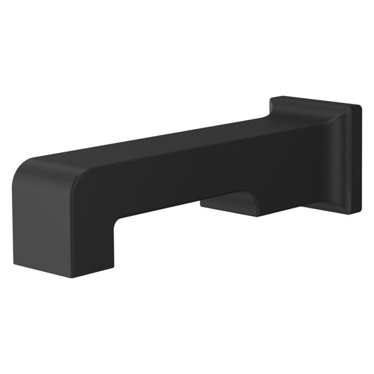 Pfister TBS-52SHW Modern Square 8-11/16" Tub Spout Matte Black