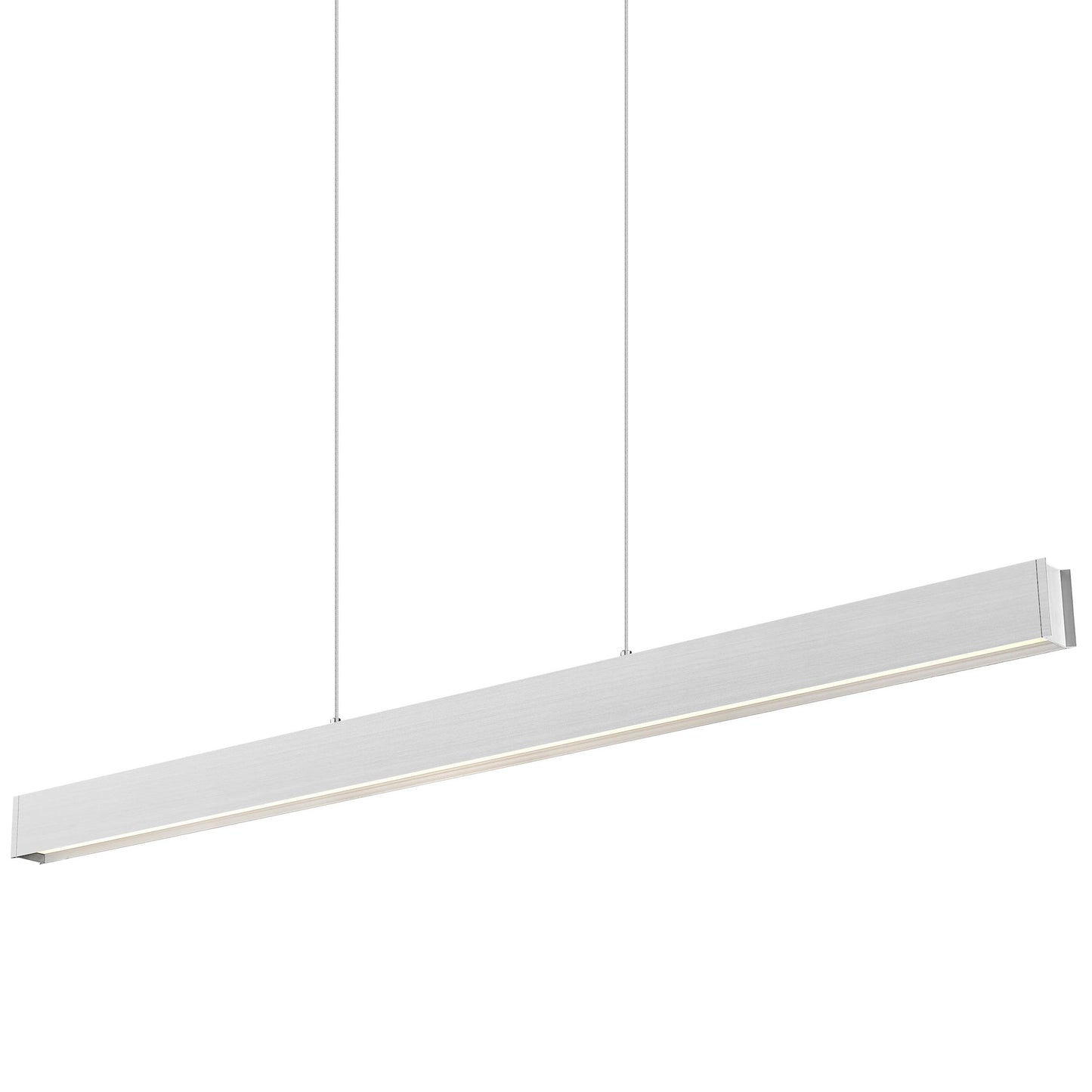Z-Lite 1016-55L-LED Hudson 55" Wide Linear Chandelier Brushed Nickel Indoor Lighting Chandeliers