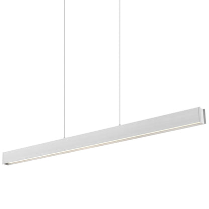 Z-Lite 1016-55L-LED Hudson 55" Wide Linear Chandelier Brushed Nickel Indoor Lighting Chandeliers