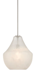 Minka Lavery 294 Pacific 14" Wide Pendant with Misty White Glass Shade Brushed Nickel Indoor Lighting Pendants