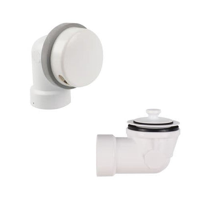 jones Stephens B0HPZLFWH 1-1/2" Tub Drain Kit White