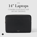 Kate Spade New York Black Saffiano Sleeve - Laptop Sleeve 14"