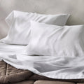 Standard 100% Linen Pillowcases White - Casaluna - *Bedding