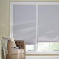 Shadow White 9/16 in. Cordless BO Fabric Cellular Window Shades-36.375 in. W X 72 in.L