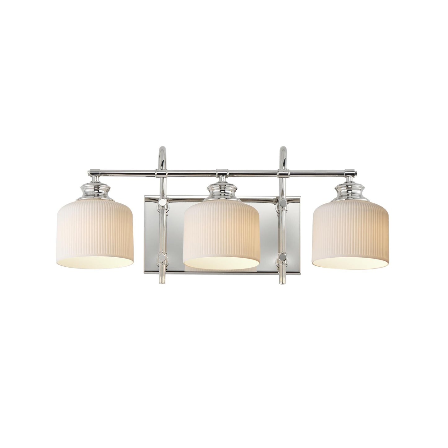 Maxim Lighting 21493WTPN Chateau 3 Light 24 Inch Polished Nickel Bath Vanity Wall Light