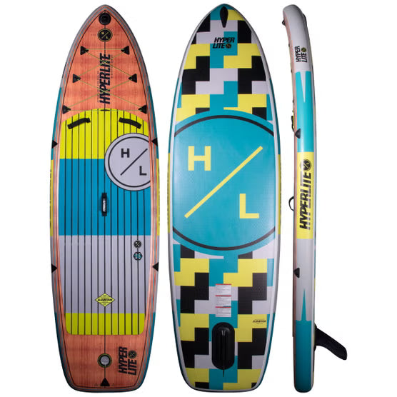 Used Hyperlite Elevation 10'2" Inflatable Stand Up Paddle Board Package