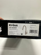 Kraus Oletto Pull-Down Single Handle Kitchen Faucet in Spot Free Stainless Steel