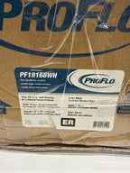 PROFLO PF19168 Rockaway 19" Oval Vitreous China Drop in Bathroom Sink