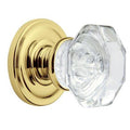 Baldwin 5080.030.IDM Filmore Polished Brass Half-Dummy Crystal Knob - *Tools Hardware & Misc