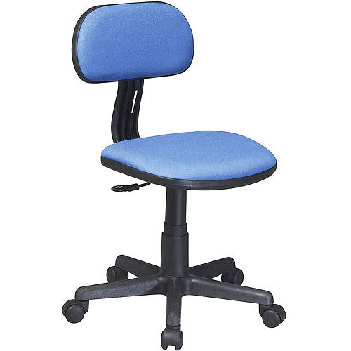 OSP Designs 499 Low-Back Polyester Student Task Chair - Blue