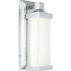 Minka Lavery Wall Sconce Lighting 5501-77-L Wall Lamp Fixture 1-Light LED 15 Watts Chrome - *Lighting & Electrical