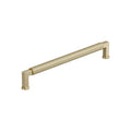 Amerock Balata 8-13/16 Inch (224mm) Center-to-Center Golden Champagne Cabinet Pull
