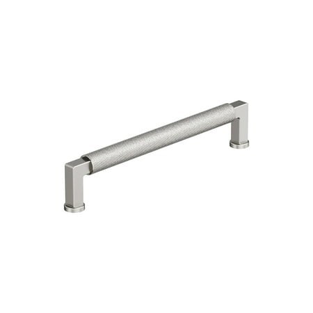 Amerock Balata 6-5/16 Inch (160mm) Center-to-Center Polished Nickel Cabinet Pull