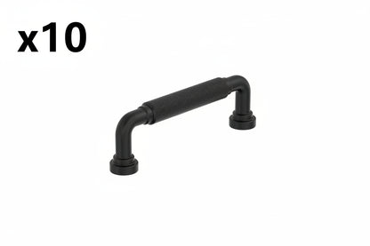 10 x Amerock Collet 3-3/4 Inch (96mm) Center-to-Center Matte Black Cabinet Pull
