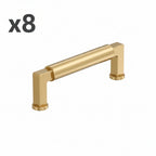 8 x Amerock BP37483 Balon 3-3/4 Inch Center to Center Smooth Handle Cabinet Pull Champagne Bronze