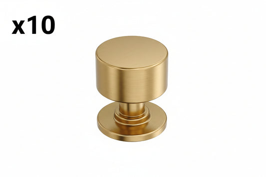 10 x Amerock Balon 1-1/8 Inch (29mm) Diameter Champagne Bronze Cabinet Knob