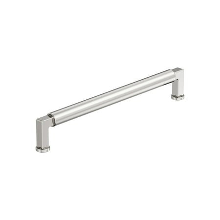 Balon 7-9/16 in. (192mm) Center-to-Center Polished Nickel Bar Cabinet Pull