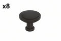 8 x Amerock Faraday 1-1/4 Inch (32mm) Diameter Oil-Rubbed Bronze Cabinet Knob