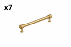 7 x Faraday 7-9/16 in. (192mm) Center-to-Center Champagne Bronze Bar Cabinet Pull - *Tools Hardware & Misc