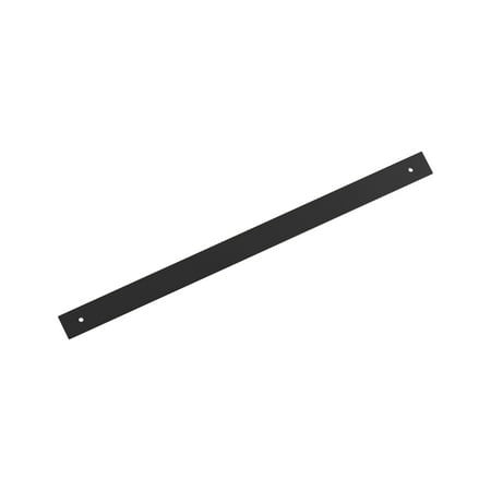 Amerock Ladera 18 Inch (457mm) Center-to-Center Rectangle Matte Black Appliance Pull Backplate