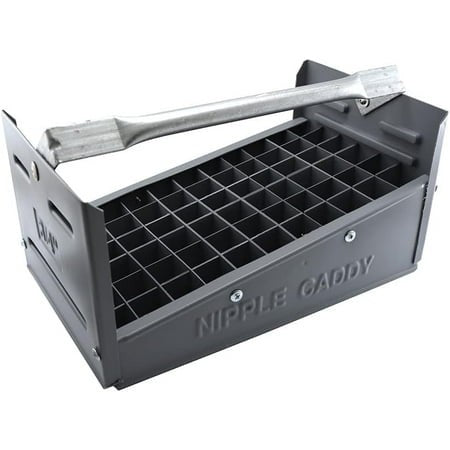 Plastic Caddy 3/4 Size 66 Pc Capacity (13-1/4 X 7-7/8 X 6-1/2 ) Grey N70175