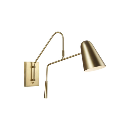 Visual Comfort - Simon Sconce - Burnished Brass - Gold | Wall Fixtures Wall Lamps - Decorative Aesthetic - *Lighting &