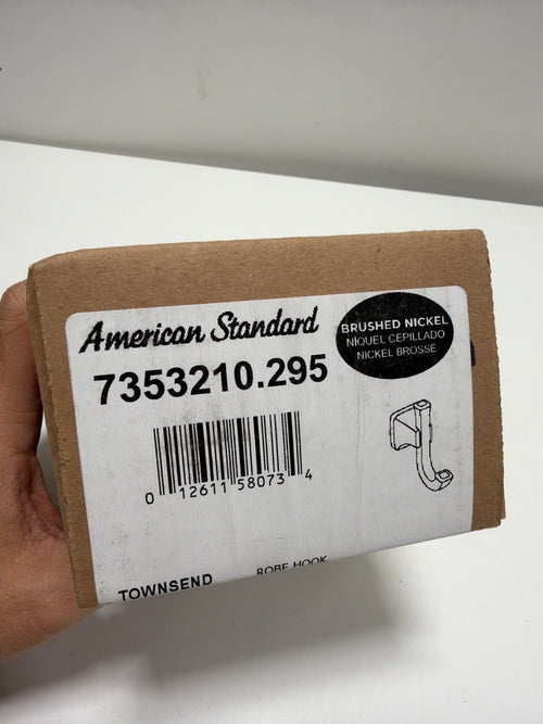 American Standard 7353.210 Townsend Double Robe Hook Brushed Nickel