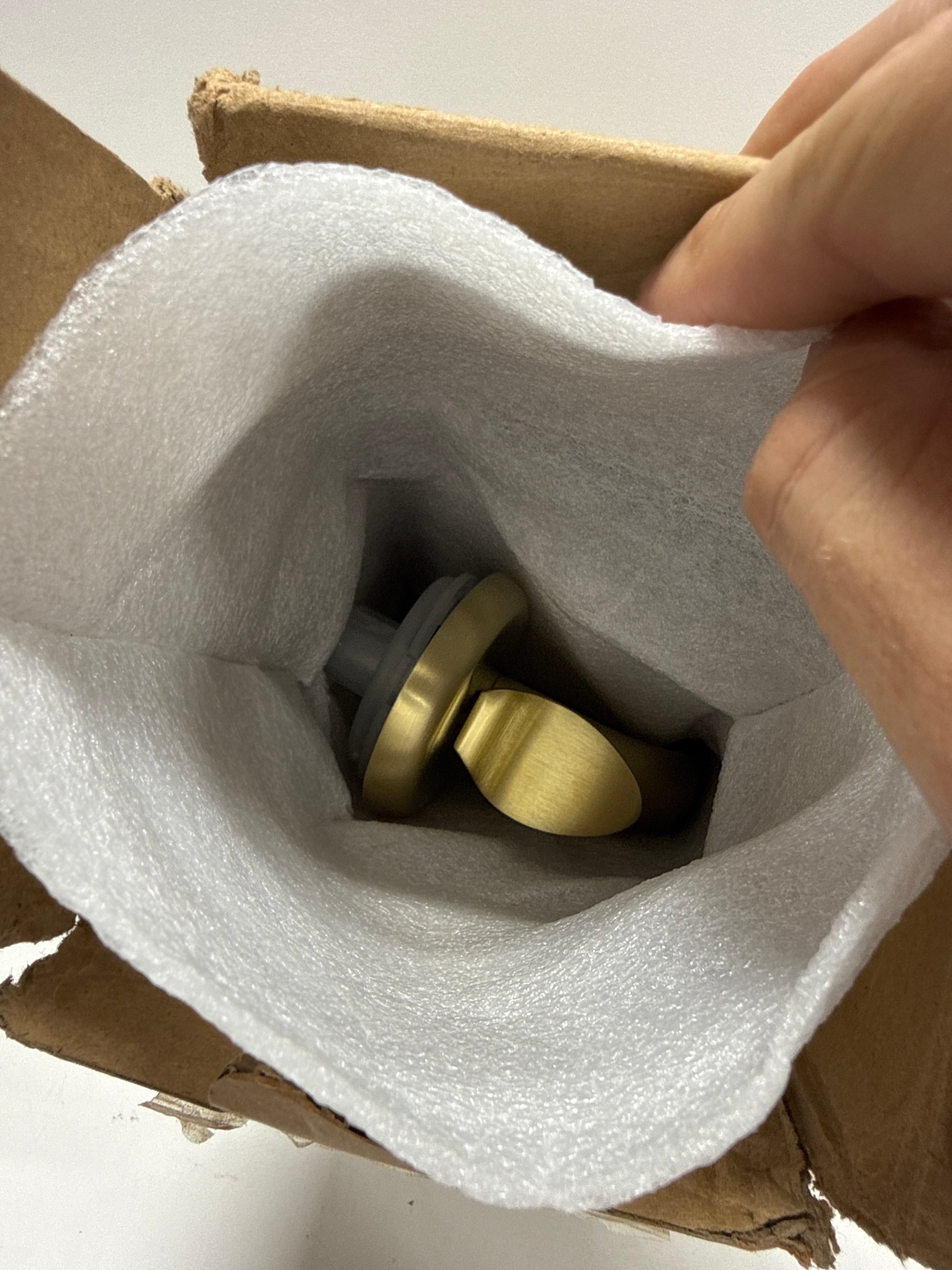 Baldwin 85315.ENTR Logan Sectional Single Cylinder Keyed Entry Handleset with 5015 Interior Knob from the Estate Collection Lifetime Satin Brass