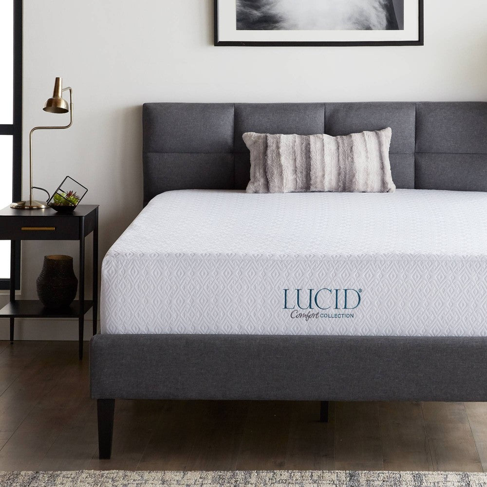 Lucid Comfort Collection 12" Memory Foam Mattress - King