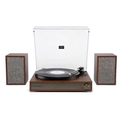 Victrola  Harmony Turntable System - Walnut