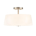 Millennium Lighting 214103 Laphia 3 Light 16 Wide Semi-Flush Ceiling Fixture - Nickel