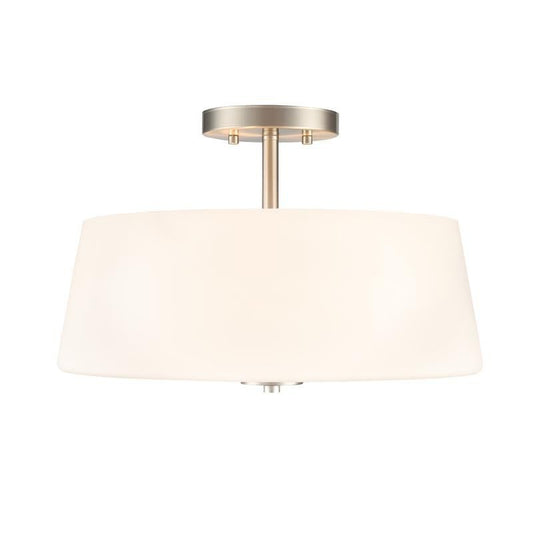 Millennium Lighting 214103 Laphia 3 Light 16 Wide Semi-Flush Ceiling Fixture - Nickel