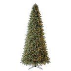 See Desc Kirkland 12 ft Pre-Lit Aspen EZ Connect Artificial Christmas Tree 4430 Color-Changing Radiant Micro LED Lights
