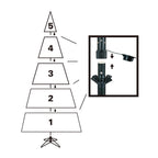 See Desc Kirkland 12 ft Pre-Lit Aspen EZ Connect Artificial Christmas Tree 4430 Color-Changing Radiant Micro LED Lights