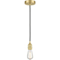 Innovations Lighting 616-1P-SB-LED Edison LED 2.5 Inch Satin Brass Mini Pendant Ceiling Light