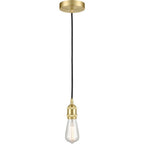 Innovations Lighting 616-1P-SB-LED Edison LED 2.5 Inch Satin Brass Mini Pendant Ceiling Light